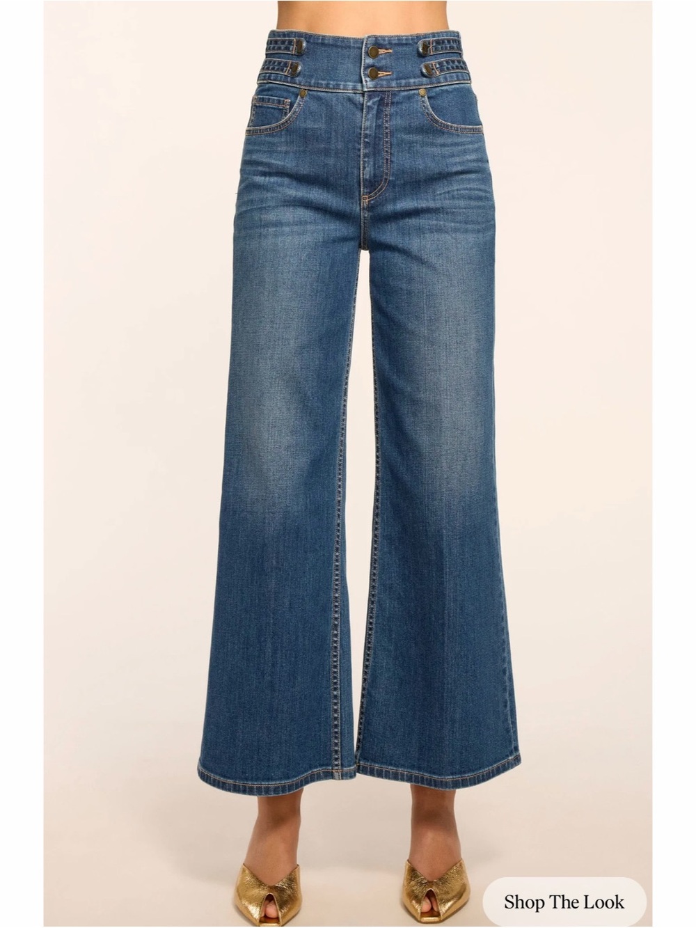 Ramy‎ Brook Liv Cropped Wide Leg Jeans